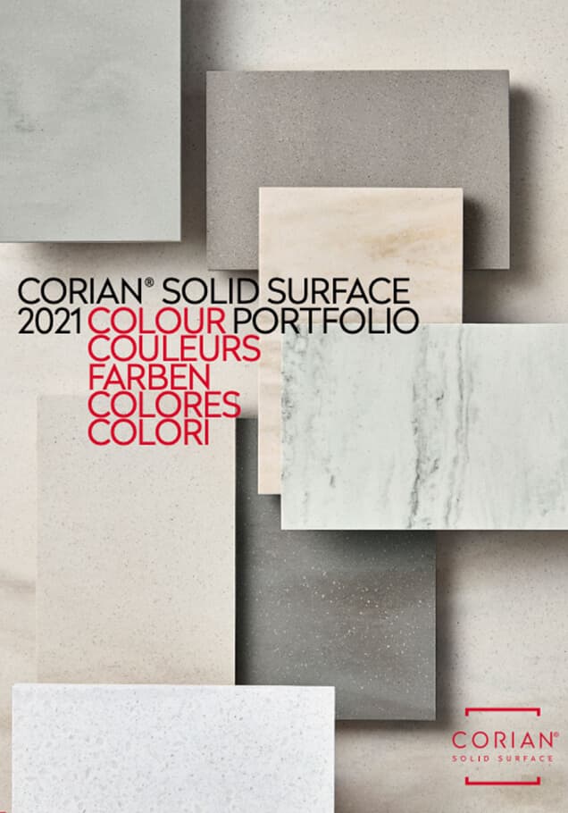 Corian fargeoversikt 2021